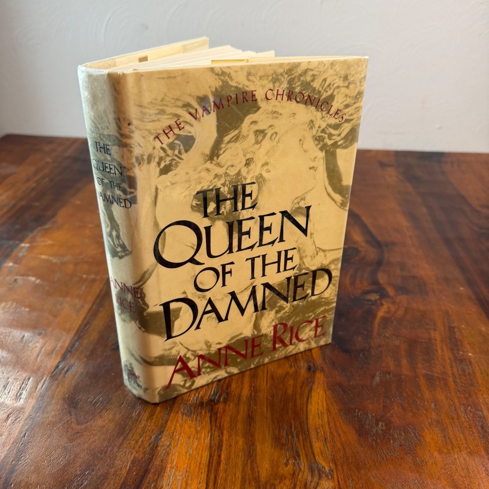 Anne Rice The Queen of the Damned First Edition Hardcover Vampire Chronicles
